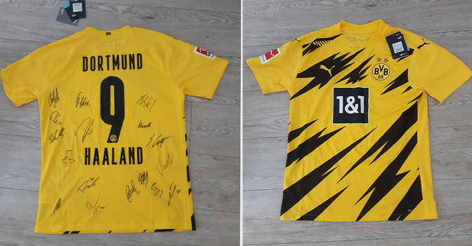 BVB Trikot Haaland Team 2   BVB Trikot Haaland Team 2