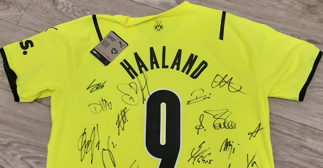  BVB Trikot Haaland Uefa 
