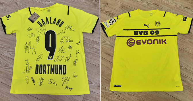 BVB Trikot Haaland Uefa   BVB Trikot Haaland Uefa