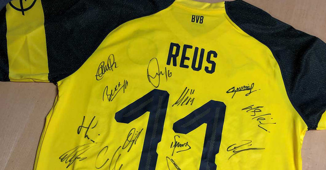 BVB Trikot Reus Flock   BVB Trikot Reus Flock