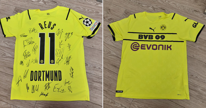 BVB Trikot Reus Uefa   BVB Trikot Reus Uefa