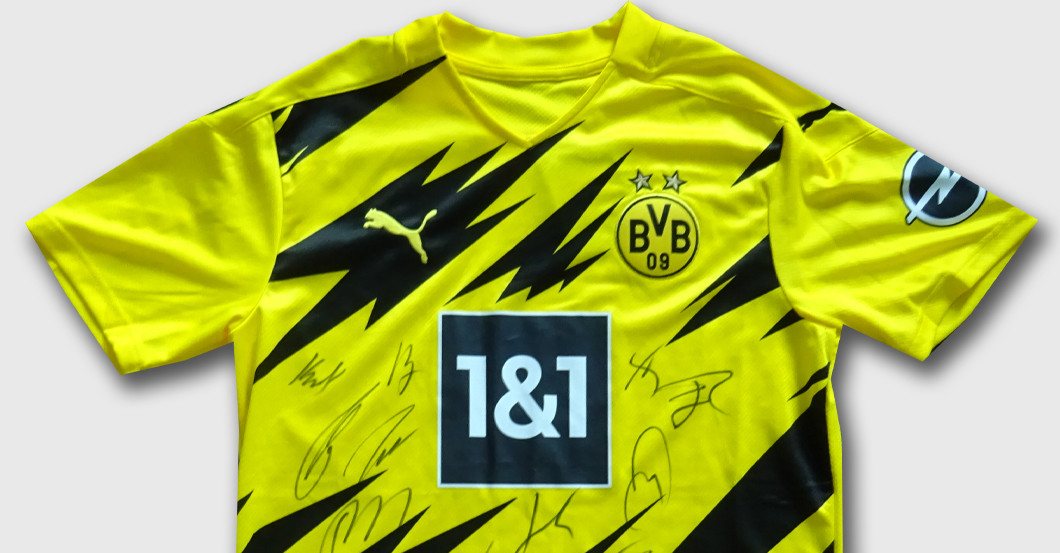 BVB Trikot teamsigniert 1   BVB Trikot teamsigniert 1