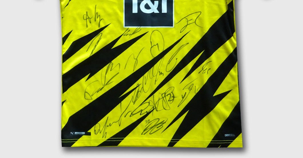 BVB Trikot teamsigniert 3   BVB Trikot teamsigniert 3