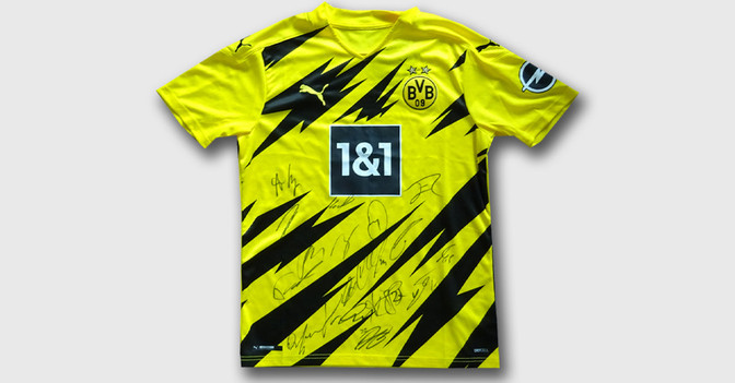BVB Trikot teamsigniert 3   BVB Trikot teamsigniert 3