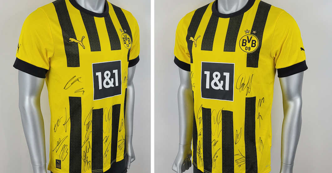 BVB Trikot teamsigniert   BVB Trikot teamsigniert