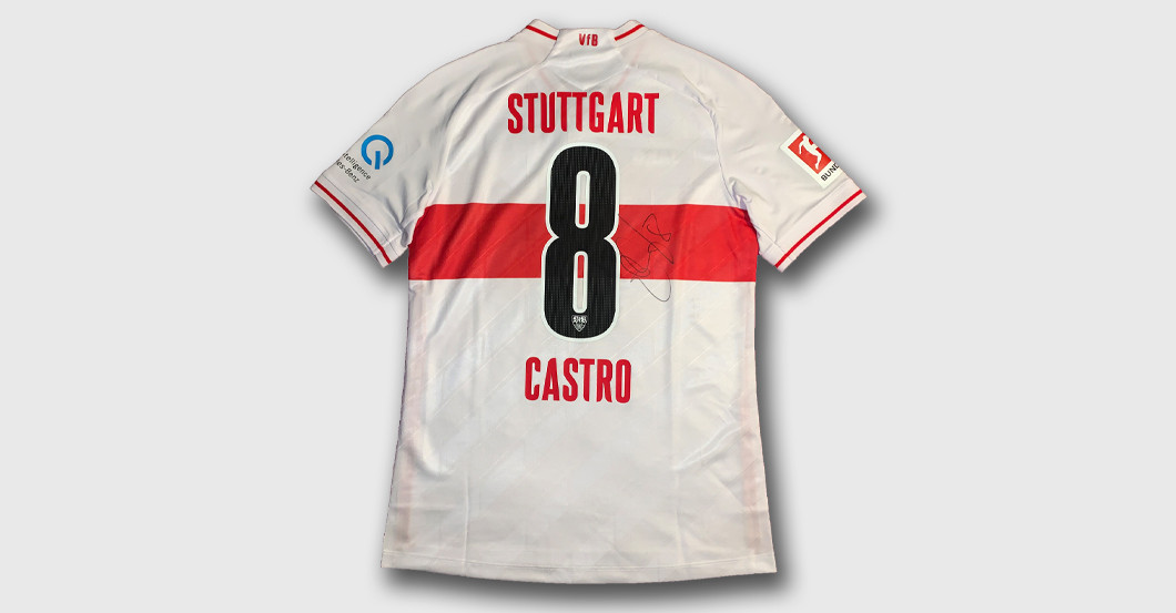 Castro matchworn Trikot   Castro matchworn Trikot