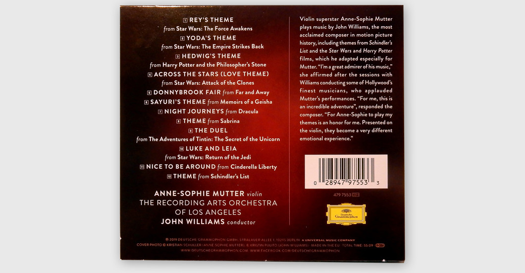  CD Anne-Sophie Mutter 