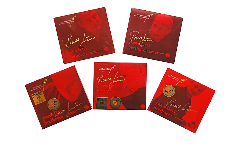 CD-Satz des Beethoven-Projekts handsigniert von Paavo Järvi