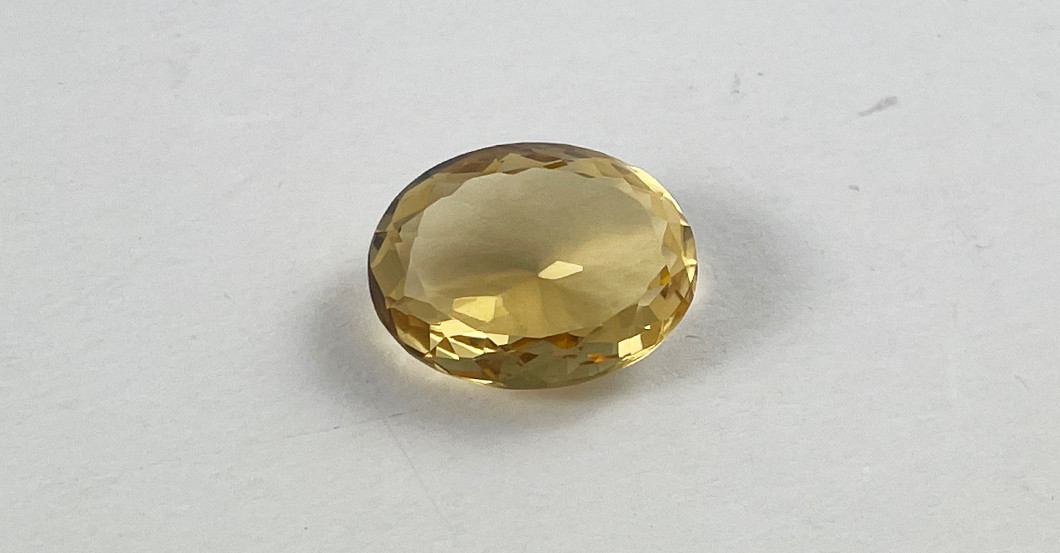 Citrin hellgelb oval   Citrin hellgelb oval