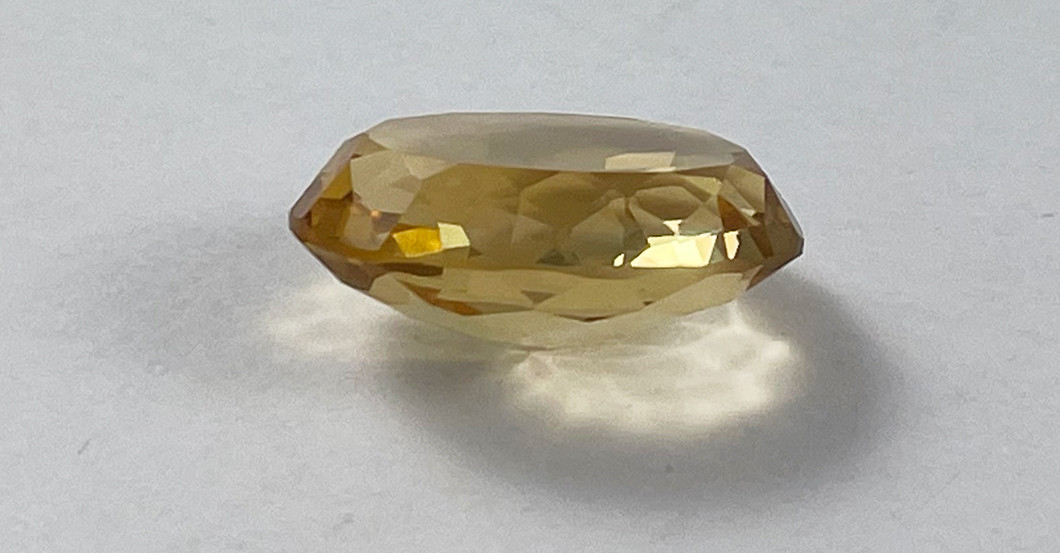 Citrin hellgelb oval   Citrin hellgelb oval