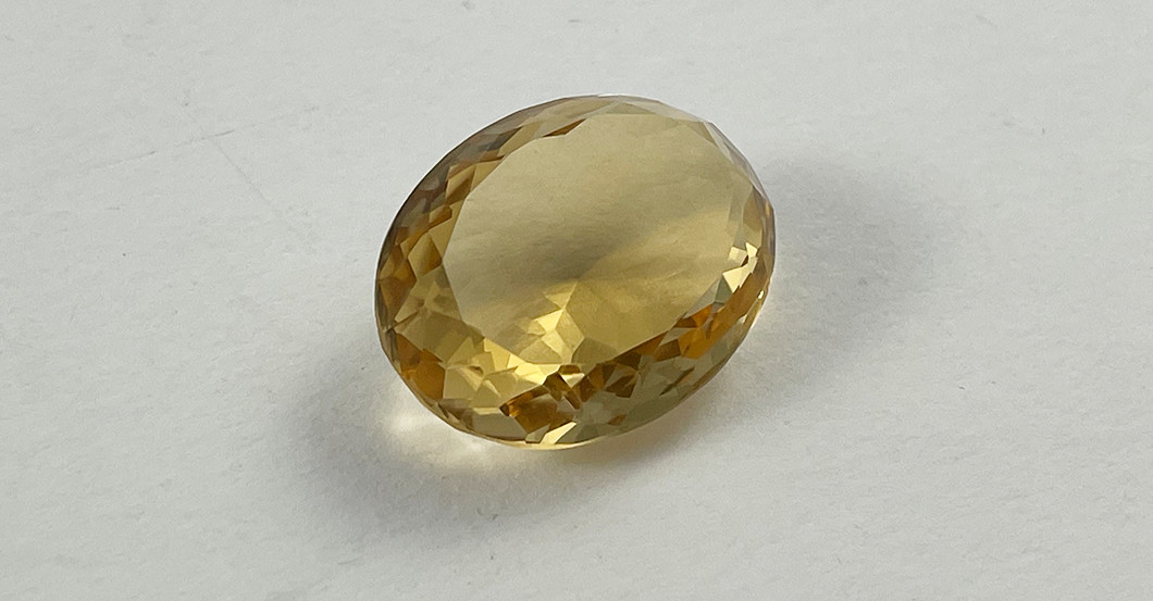 Citrin hellgelb oval   Citrin hellgelb oval