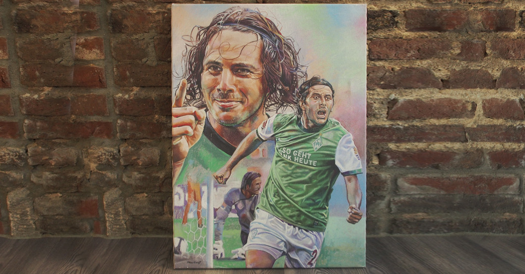  Claudio Pizarro Print 