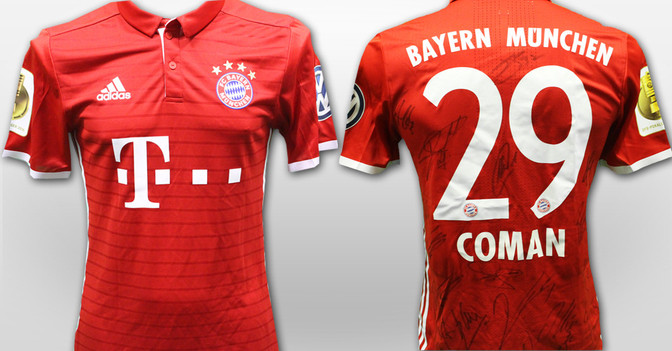  Coman FCB Trikot 