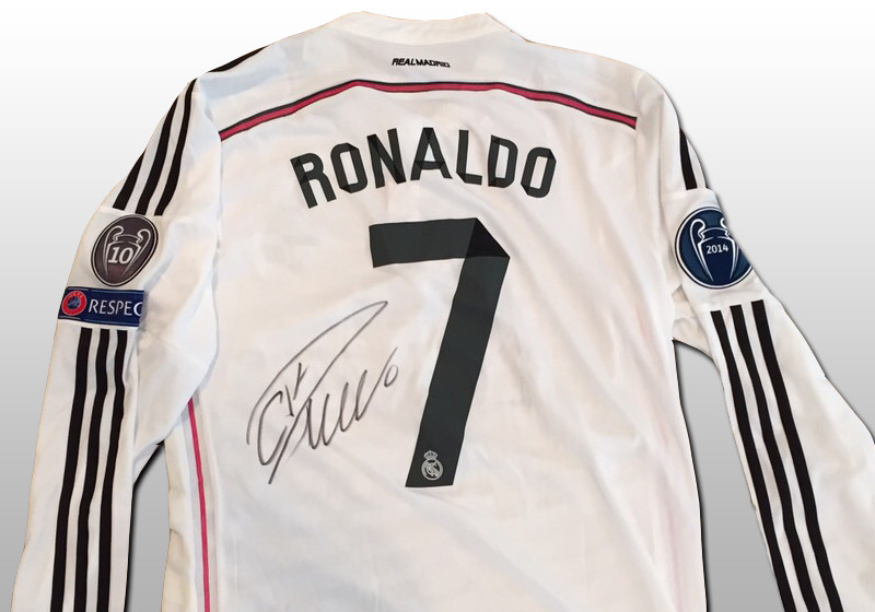 DAS Trikot von Cristiano Ronaldo aus dem CLViertelfinale gegen Atlético