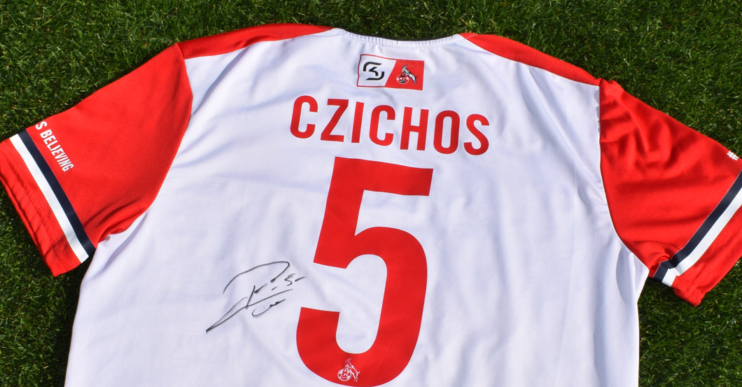 Czichos Matchworn Trikot   Czichos Matchworn Trikot