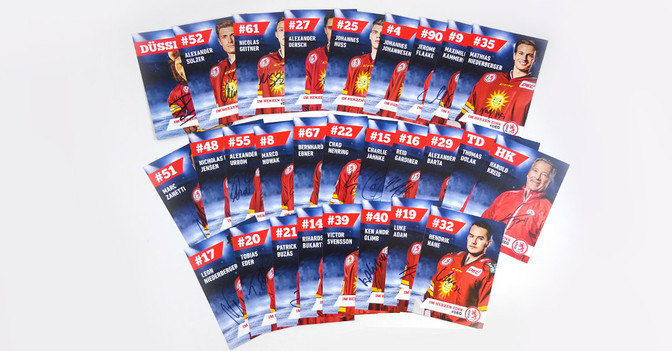  DEG Düsseldorf Autogramme 