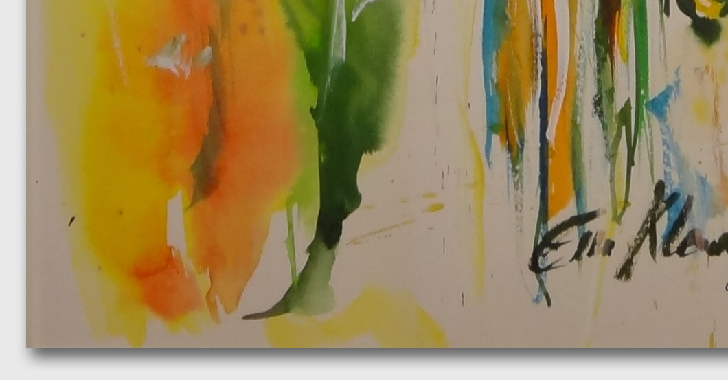 Der Frühling Aquarell   Der Frühling Aquarell