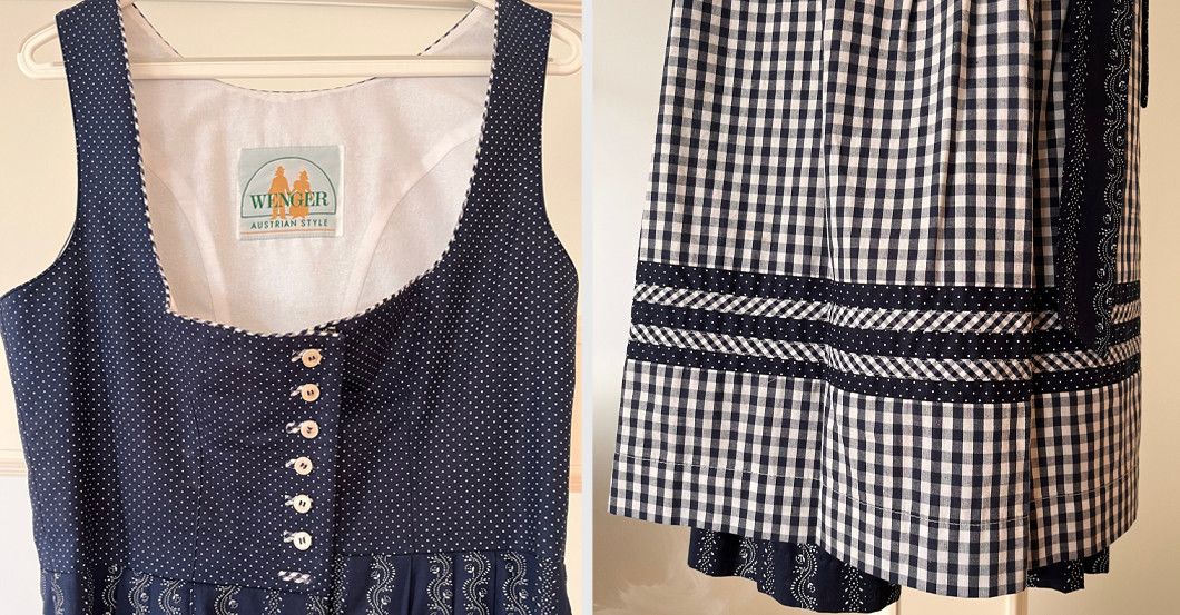 Dirndl blau   Dirndl blau