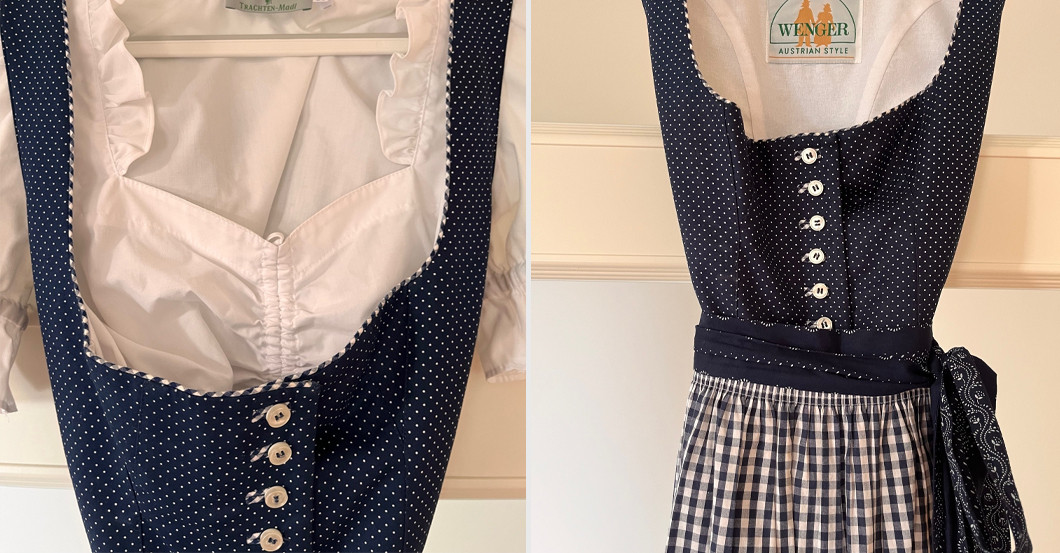 Dirndl blau   Dirndl blau