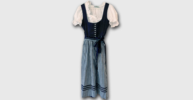 Dirndl blau   Dirndl blau
