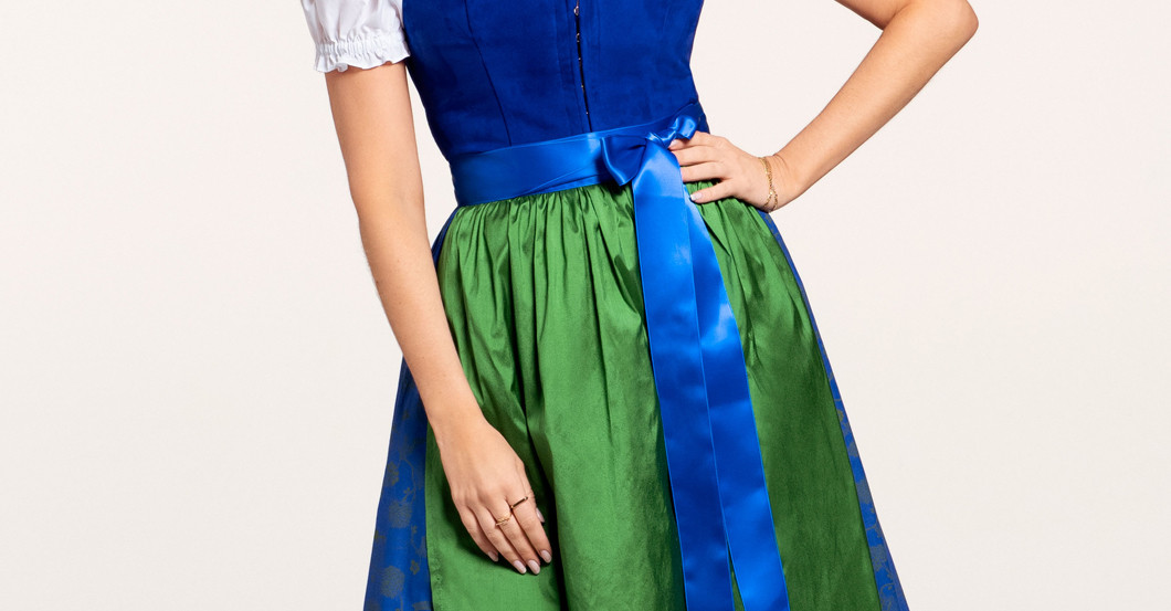 Dirndl Rojinski blau 