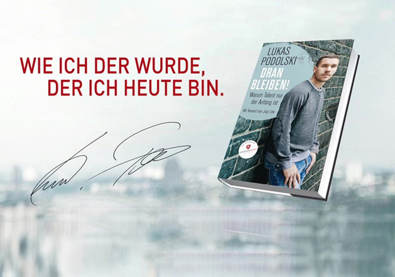 Dranbleiben signiert   Dranbleiben signiert