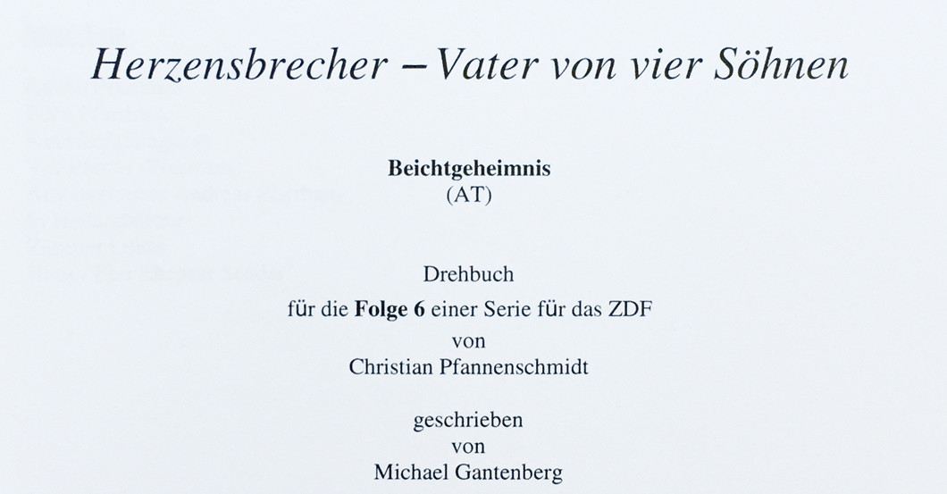 Drehbuch Beichtgeheimnis   Drehbuch Beichtgeheimnis