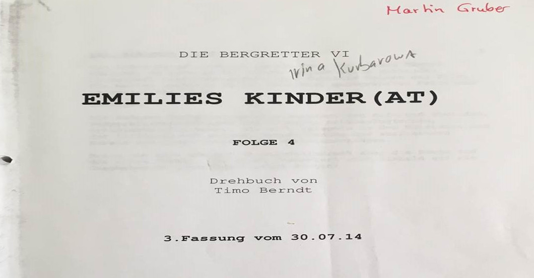  Drehbuch Die Bergretter 