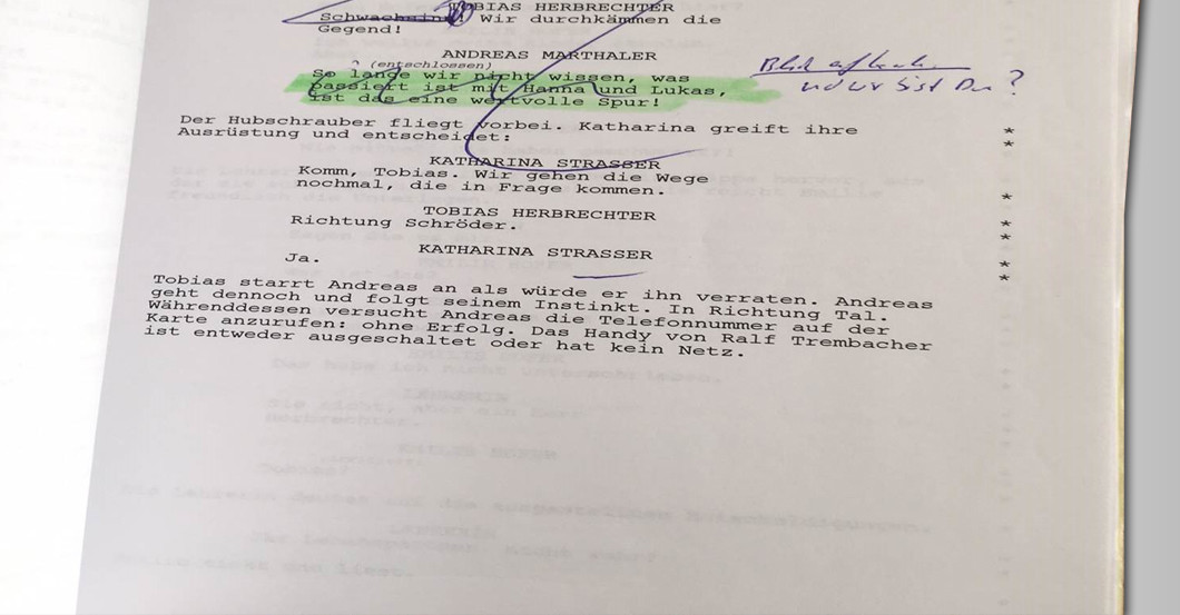  Drehbuch Die Bergretter 