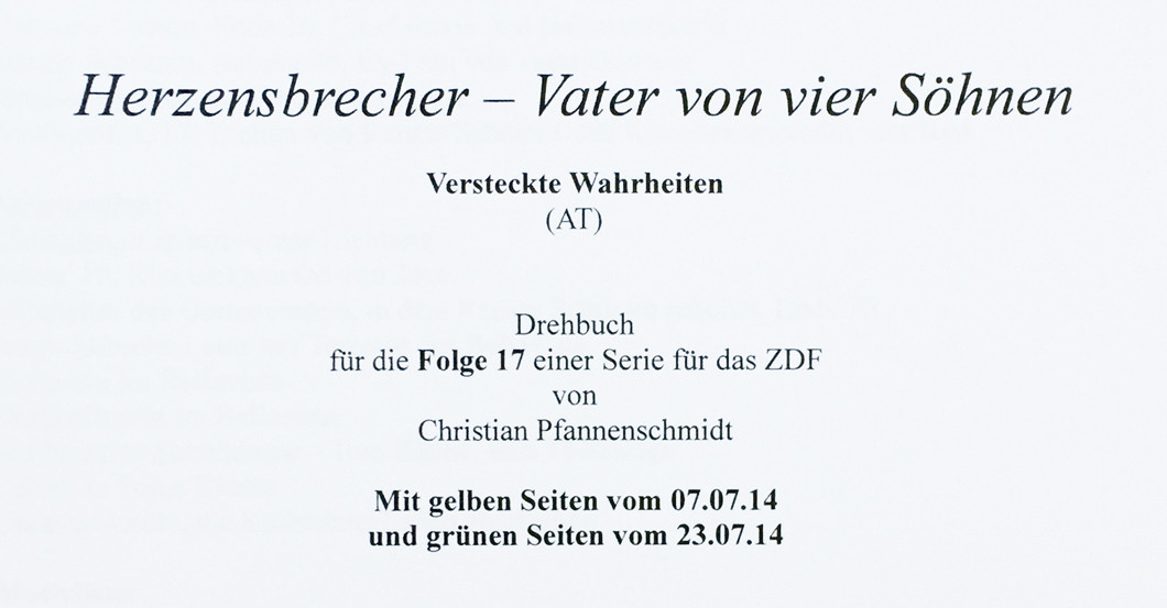 Drehbuch Folge 17   Drehbuch Folge 17