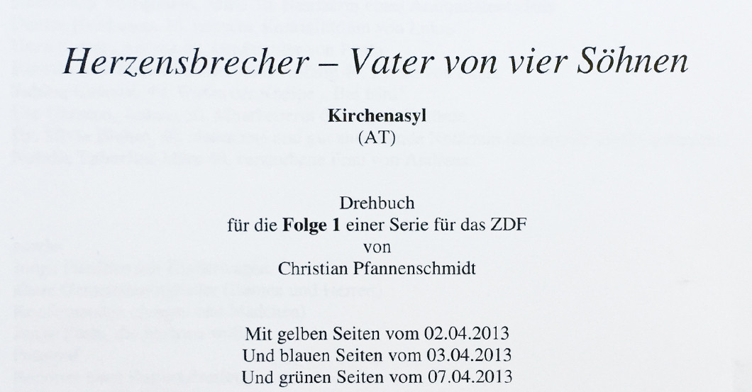  Drehbuch Kirchenasyl 