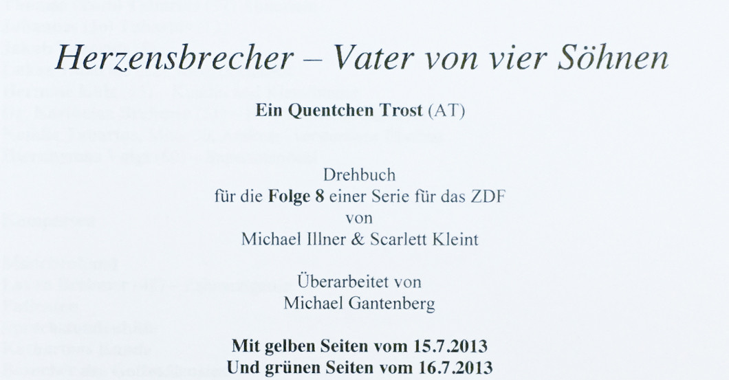 Drehbuch Quentchen Trost   Drehbuch Quentchen Trost
