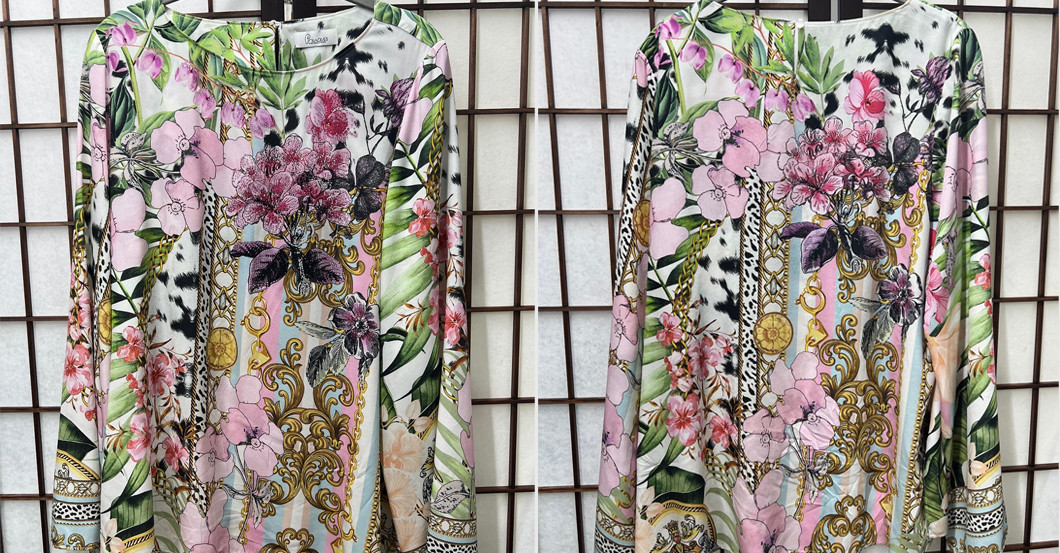 Dschungel Blumenbluse S2   Dschungel Blumenbluse S2