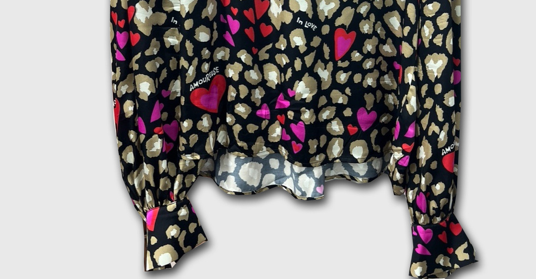 Dschungel Herzbluse   Dschungel Herzbluse