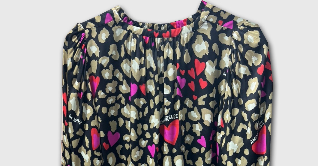 Dschungel Herzbluse   Dschungel Herzbluse