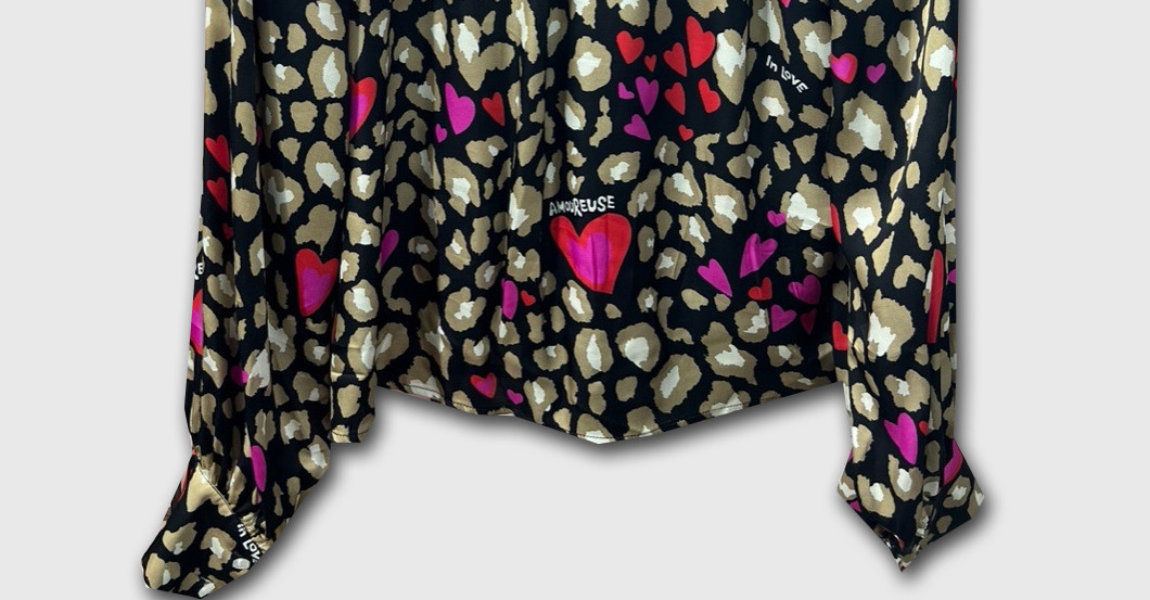 Dschungel Herzbluse   Dschungel Herzbluse