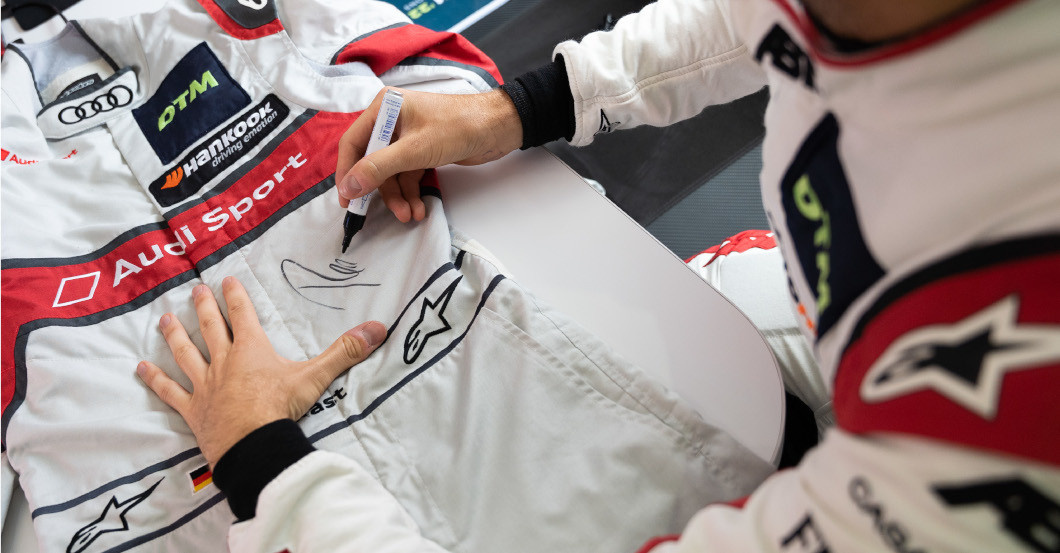 DTM Rennanzug Rast   DTM Rennanzug Rast