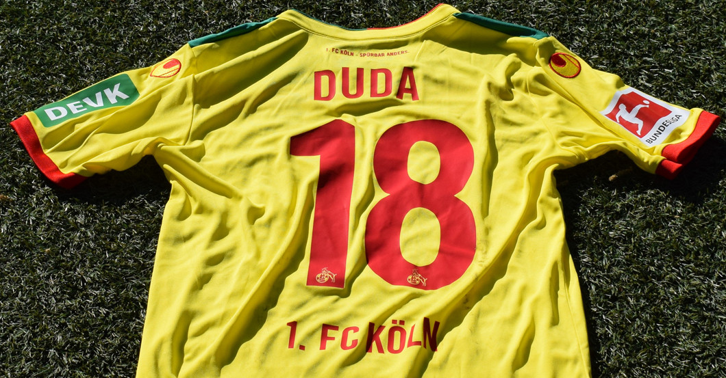 Duda FCK Matchworn Trikot   Duda FCK Matchworn Trikot