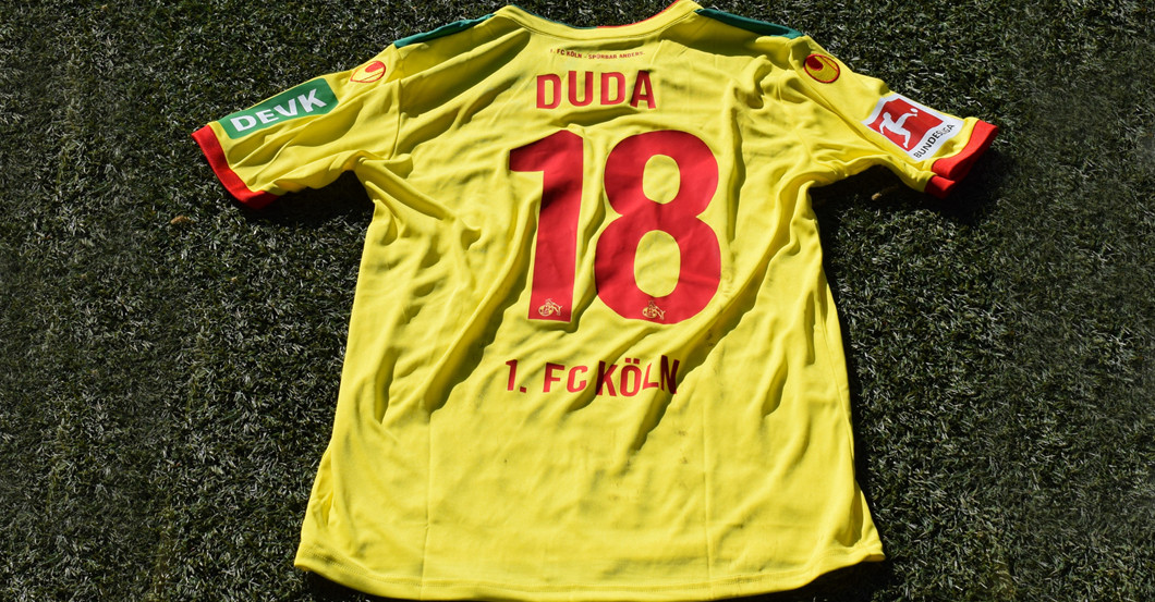 Duda FCK Matchworn Trikot   Duda FCK Matchworn Trikot