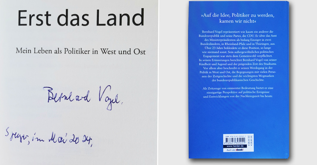 DV Buch Bernhard Vogel   DV Buch Bernhard Vogel