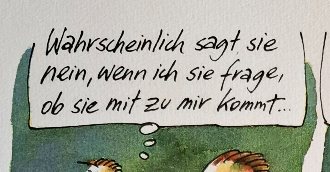  DV Cartoon Sie sagt nein 