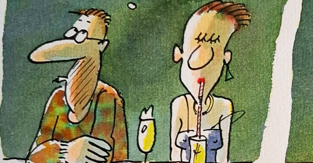  DV Cartoon Sie sagt nein 