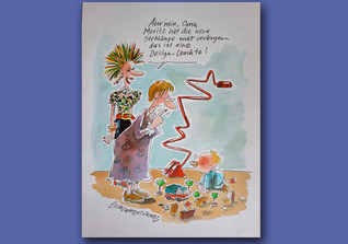  DV Cartoon Stehlampe 