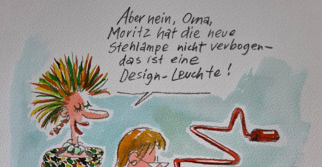  DV Cartoon Stehlampe 