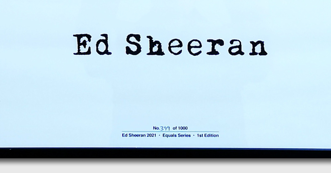  Ed Sheeran Kunstdruck 