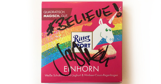Einhorn Schokolade Sasha   Einhorn Schokolade Sasha