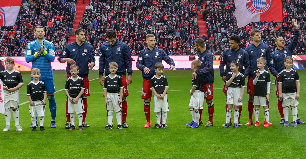 Einlaufkind Audi Cup 