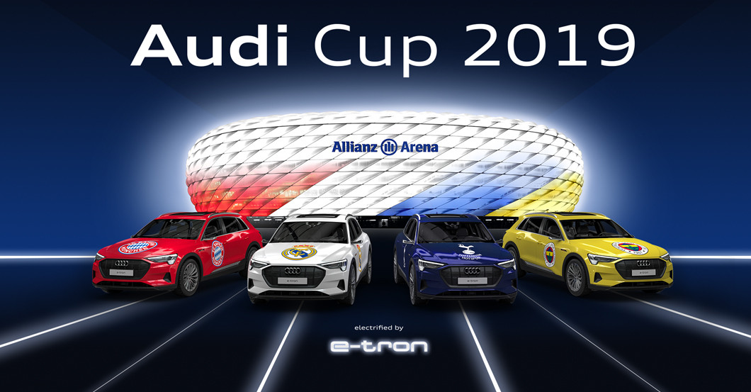  Einlaufkind Audi Cup 