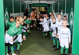  Einlaufkind SVW Gladbach 