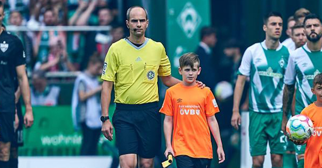 Einlaufkind Werder TSG   Einlaufkind Werder TSG